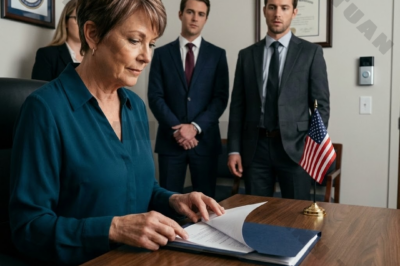 At the will reading, my two sons stood in front of my chair and said, “You’re not mentioned here,” like everything was already settled. I didn’t argue, and I didn’t raise my voice. I calmly set my folder on the table and opened it, page by page. What they didn’t expect was that I had clear records and properly signed documents they had never seen. Within seconds, the room went quiet, and their certainty began to crack.